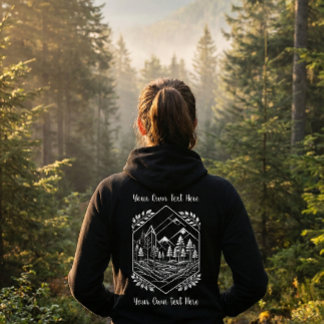 Veste À Capuche Aventure de montagne fluviale Zip Up Cozy Votre Te