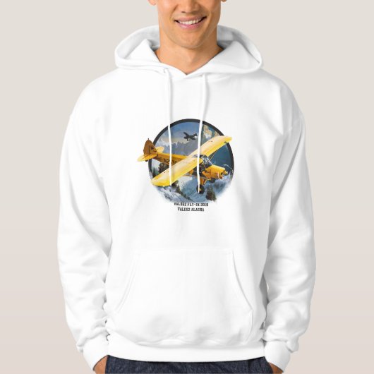 Veste À Capuche Aventure de Valdez Fly-In 2019 Alaska T-Shirt (Devant)