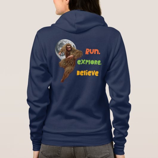 Veste À Capuche Aventure Sasquatch en cours de conception croyez (Dos)