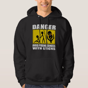 Veste À Capuche Avertissement de zombi
