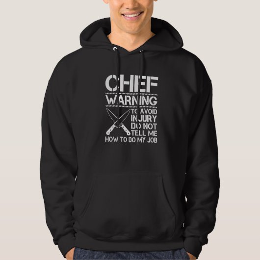 Veste À Capuche Avertissement Pour Éviter Une Blessure Ne Me Dites (Devant)