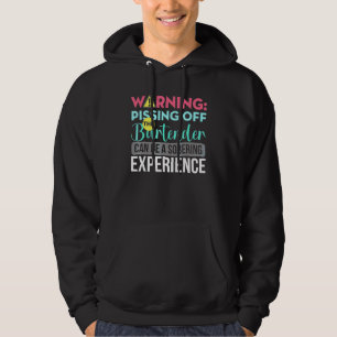Veste À Capuche Avertissement Sortir Le Barman