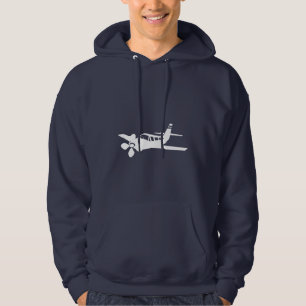 Veste À Capuche Avion bleu