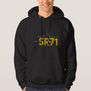 Veste À Capuche Avion militaire à réaction SR-71 Blackbird
