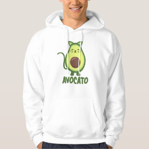 Veste À Capuche Avocado Cat Funny Food Kitten Avocato