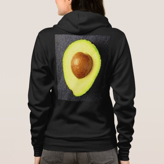 Veste À Capuche "Avocado Fruit" Belle Photo. Commandez dès mainten (Dos)