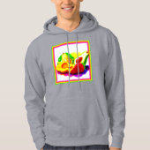 Veste À Capuche Avocado tropical, fraise et mangue. Commandez dès (Devant)