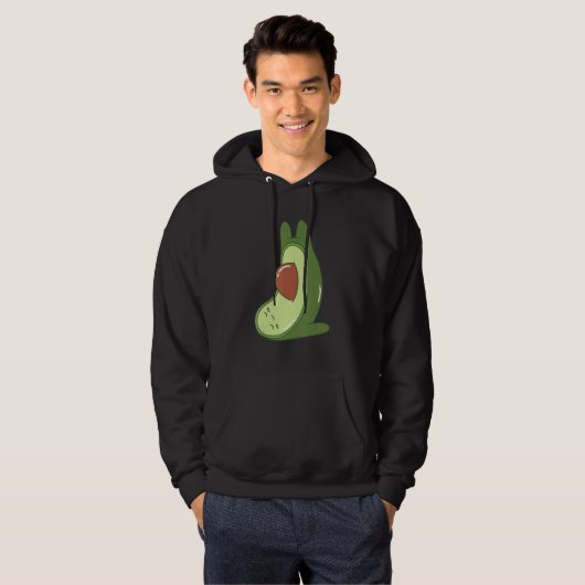 Veste À Capuche Avocado Yoga (Devant entier)
