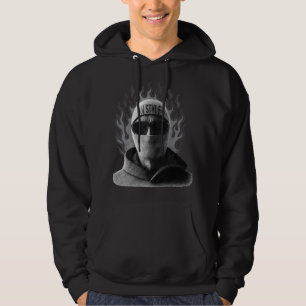Veste À Capuche AVSTYLE Dark Flame Masqué Streetwear Design - Bold