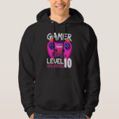 Veste À Capuche Awesome Video Games Controller Level 10 Unlocked G (Devant)
