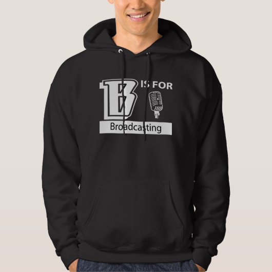 Veste À Capuche B est pour la radiodiffusion (Devant)