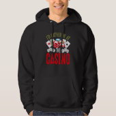 Veste À Capuche Backprint I'd Rather Be At The Casino (Devant)