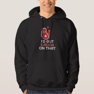 Veste À Capuche Bacon Je mettrais du Bacon dessus