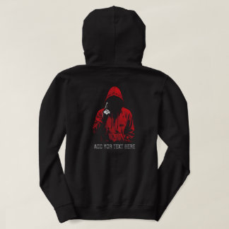 Veste À Capuche Bad Boy Red Hooded Figure | Dark Aesthetic Hoodie