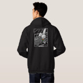 Veste À Capuche BAD RABBIT SERIES – Deadpan Bunny Attitude Tees (Dos entier)