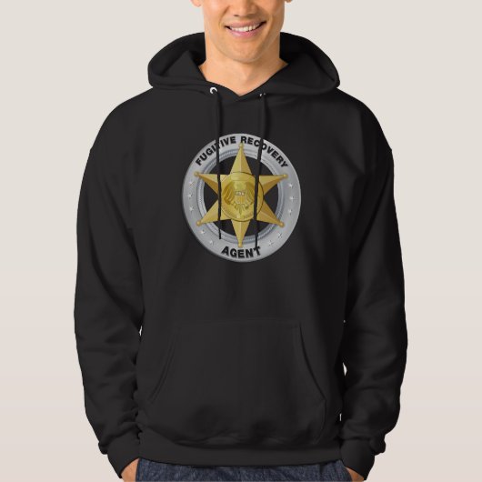 VESTE À CAPUCHE BADGE DE L'AGENT DE RÉCUPÉRATION FUGITIVE (Devant)