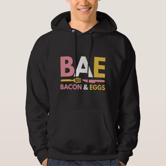 Veste À Capuche BAE Bacon Et Oeufs (Devant)