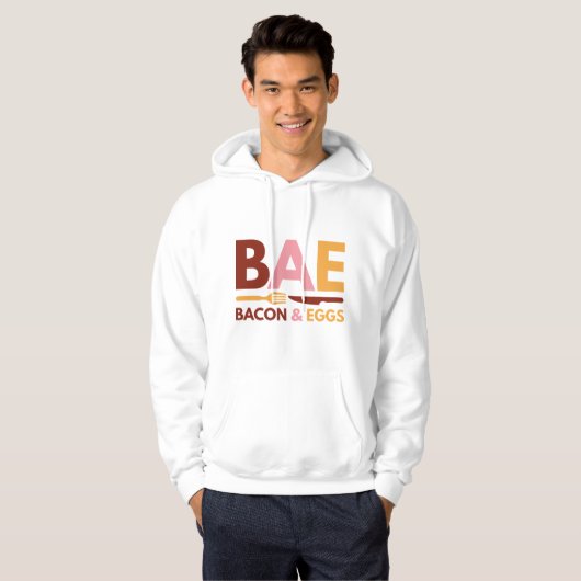 Veste À Capuche BAE Bacon Et Oeufs (Devant entier)