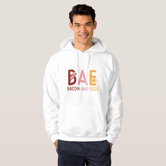 Veste À Capuche BAE Bacon Et Oeufs (Devant entier)