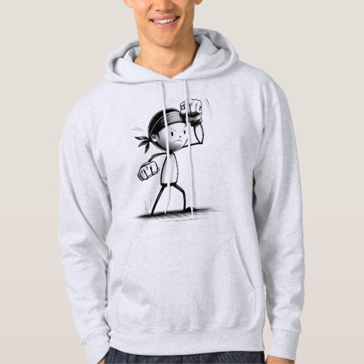 Veste À Capuche Baguette Combattante (Devant)