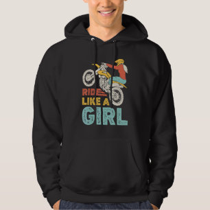 Veste À Capuche Balade Comme Une Fille Vélo Dirt Rider Motocross E