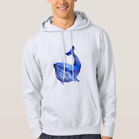 Veste À Capuche baleine bleue (Devant)