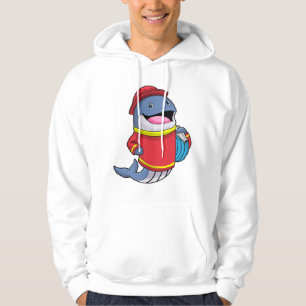 Veste À Capuche Baleine comme pompier avec tuyau