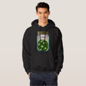 Veste À Capuche Balle de pickle dans un pot. (Devant entier)
