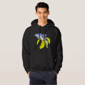 Veste À Capuche Banane requin (Devant entier)