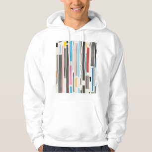 Veste À Capuche Bandes colorées : Mélange Motif graphique