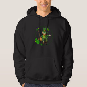 Veste À Capuche Banjo Leprechaun Jour de la Saint Patrick Banjo Jo