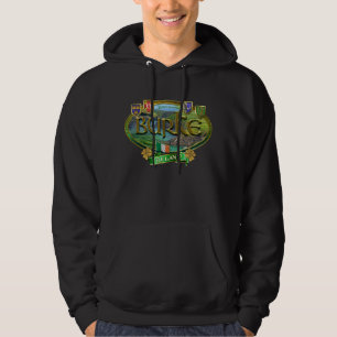 Veste À Capuche Bannière de famille de Burke