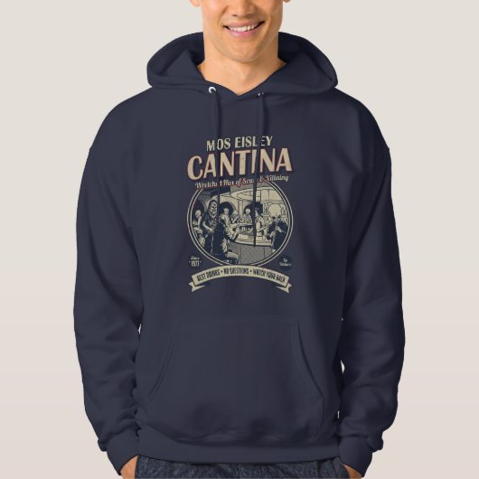 Veste À Capuche Bar Cantina Rétro de Mos Eisley (Devant)