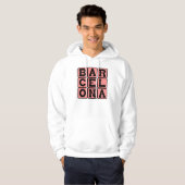 Veste À Capuche Barcelone, Ville en Espagne (Devant entier)