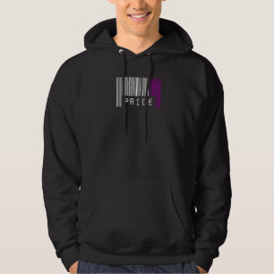 Veste À Capuche Barcode Asexuel Mois Fierté Mignonne Ace Aesthétiq