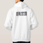 Veste À Capuche Barcode Virus libre humain (Dos)