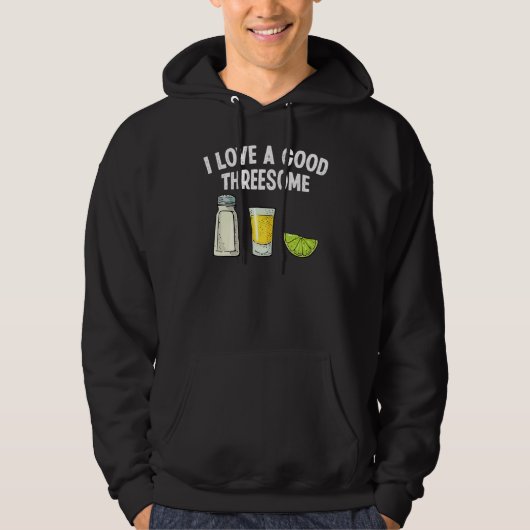 Veste À Capuche Bartender I Love A Good Triesome Drinking Bartend (Devant)
