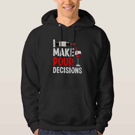 Veste À Capuche Bartender I Make Pour Decision Bartending Mixologi (Devant)