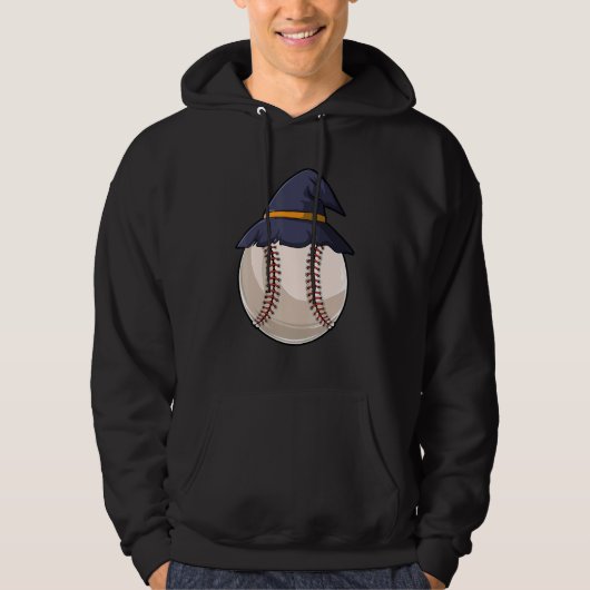 Veste À Capuche Baseball Ball Witch Hat Lazy Halloween Costume Coo (Devant)
