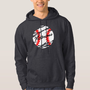 Veste À Capuche Baseball Sport avec le mot victorieux en gras