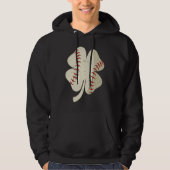 Veste À Capuche Baseball St Patricks Day Shamrock (Devant)