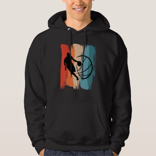 Veste À Capuche Basket-ball avec dunk (Devant)