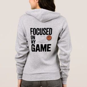 Veste À Capuche Basket-ball axé sur les femmes à capuchon ZIP-UP