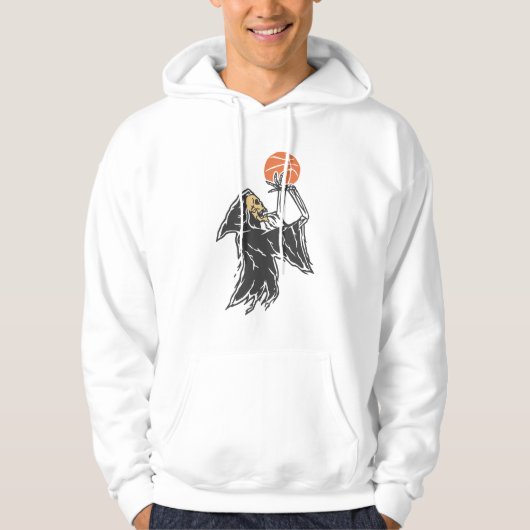 Veste À Capuche Basket-ball de faucheuse (Devant)