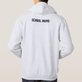 Veste À Capuche Basket-ball - Esprit scolaire (Dos)