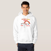 VESTE À CAPUCHE BASKET-BALL ! SWEATSHIRT À CAPUCHON (Devant entier)