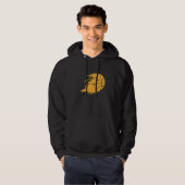 Veste À Capuche Basketball Burns (Devant entier)