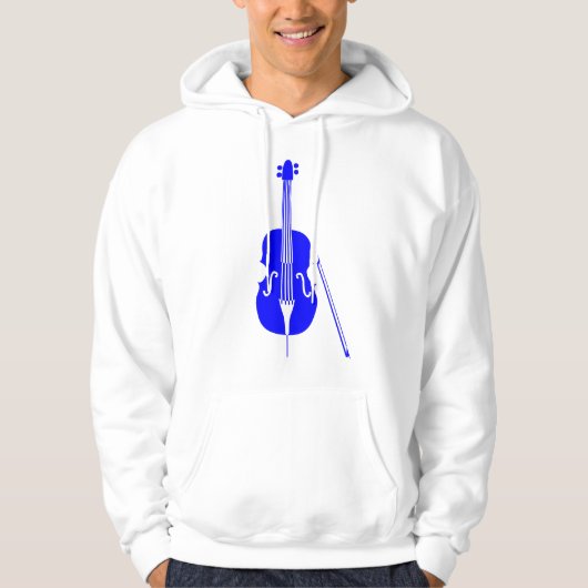 Veste À Capuche Basse double - Bleu (Devant)