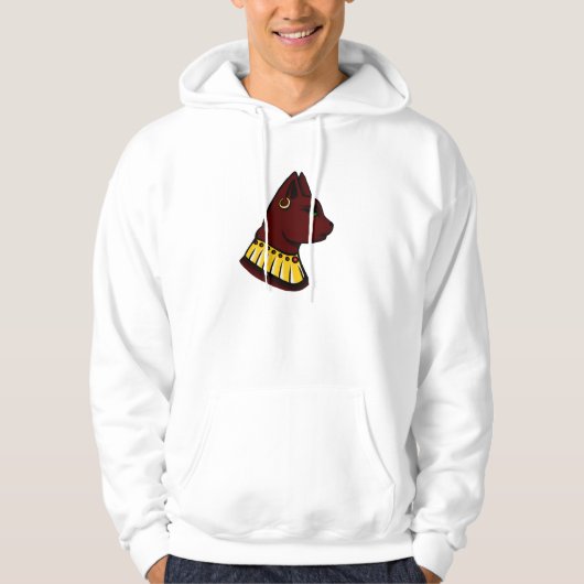 Veste À Capuche Bastet 49 - Déesse égyptienne (Devant)