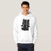 Veste À Capuche - "Bat Cat Blaze" (Devant entier)